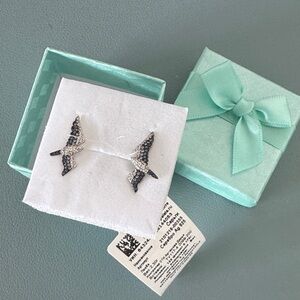 Silver Bird Earrings